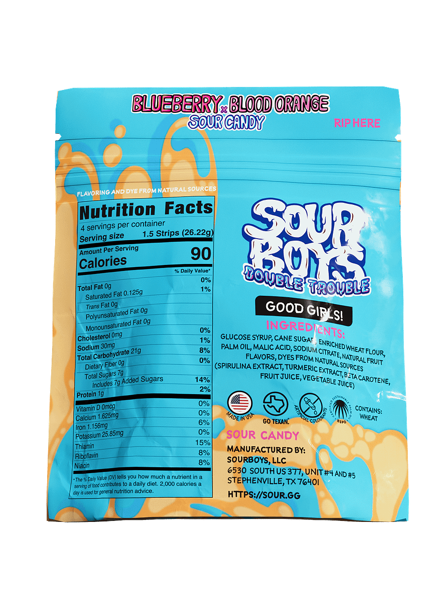 Double Trouble Sour Belts - SourBoys product image (2)