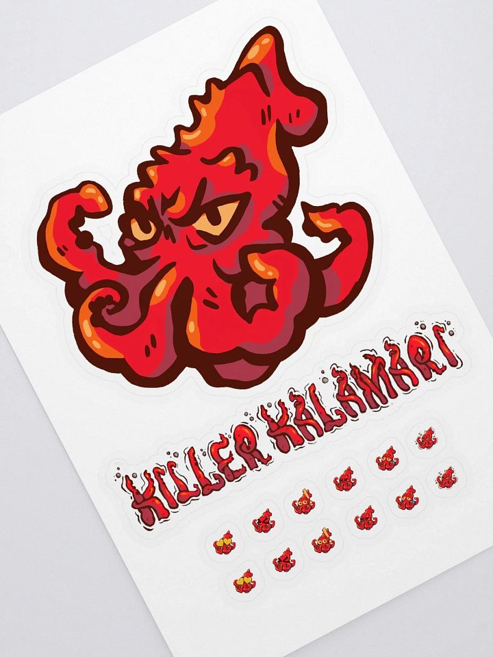 Killer Kalamari Sticker Pack product image (1)