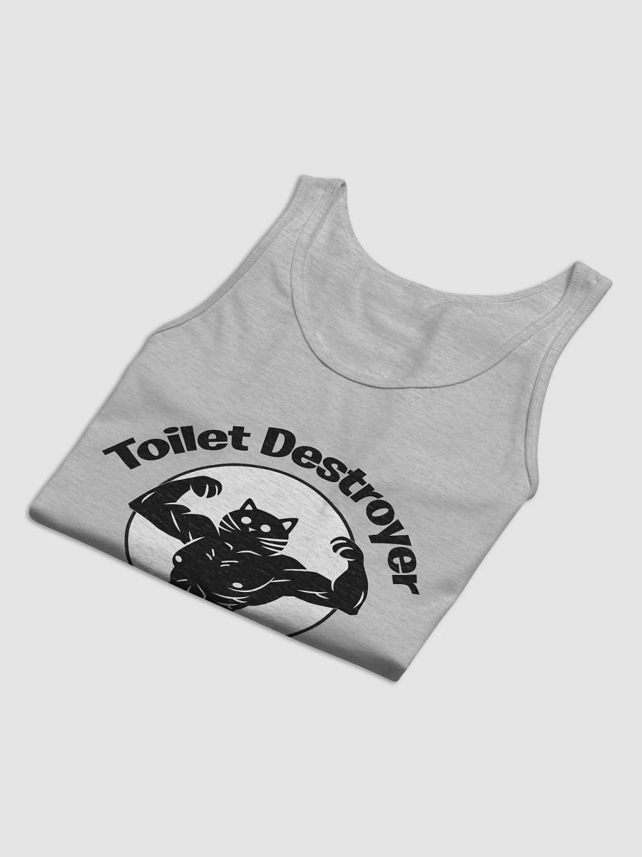 Toilet Destroyer Black Logo Tank Top product image (6)