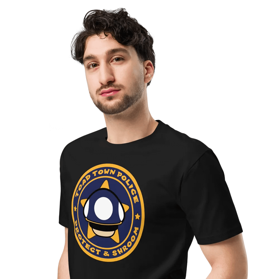 Toad Town Police Badge T-Shirt product image (4)