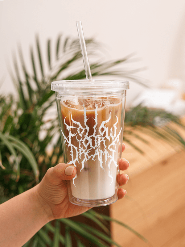 Metal Krewmate Insulated Tumbler (White Logo) product image (1)
