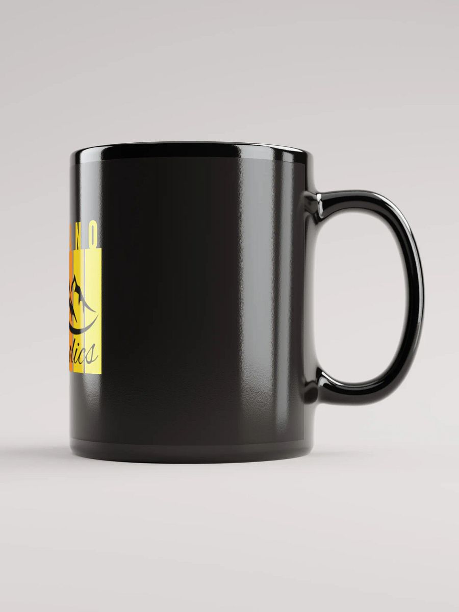 Volcano Vibes Black Glossy Mug product image (1)