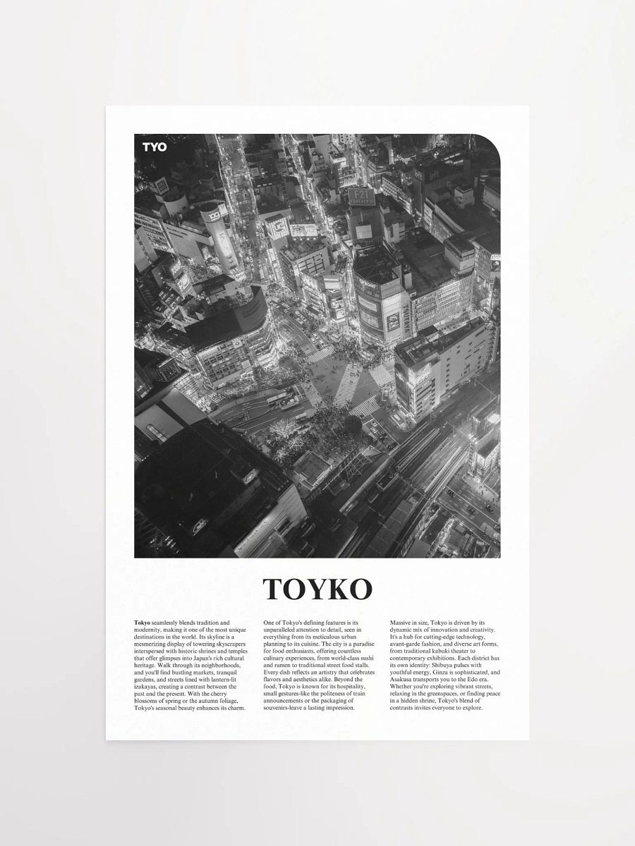 Tokyo 02 Newspaper Poster product image (5)