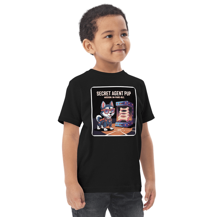 Secret Agent Pup Toddler Jersey product image (2)