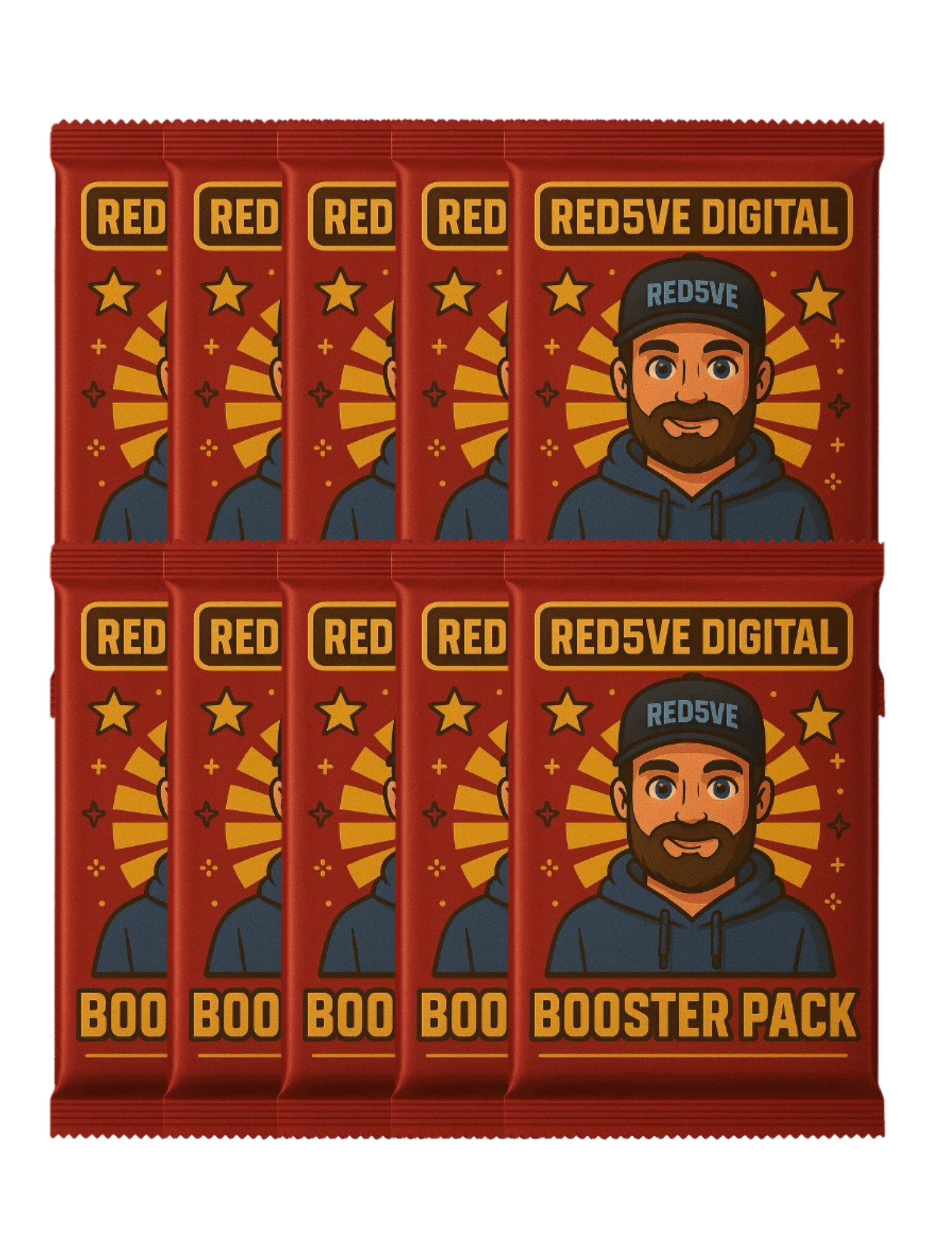 Red5ve Digital Booster Pack - 10 Digital Packs product image (1)