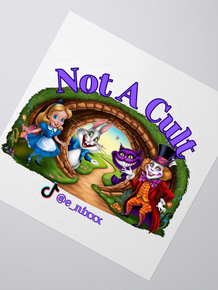 Not A Cult Sticker product image (4)