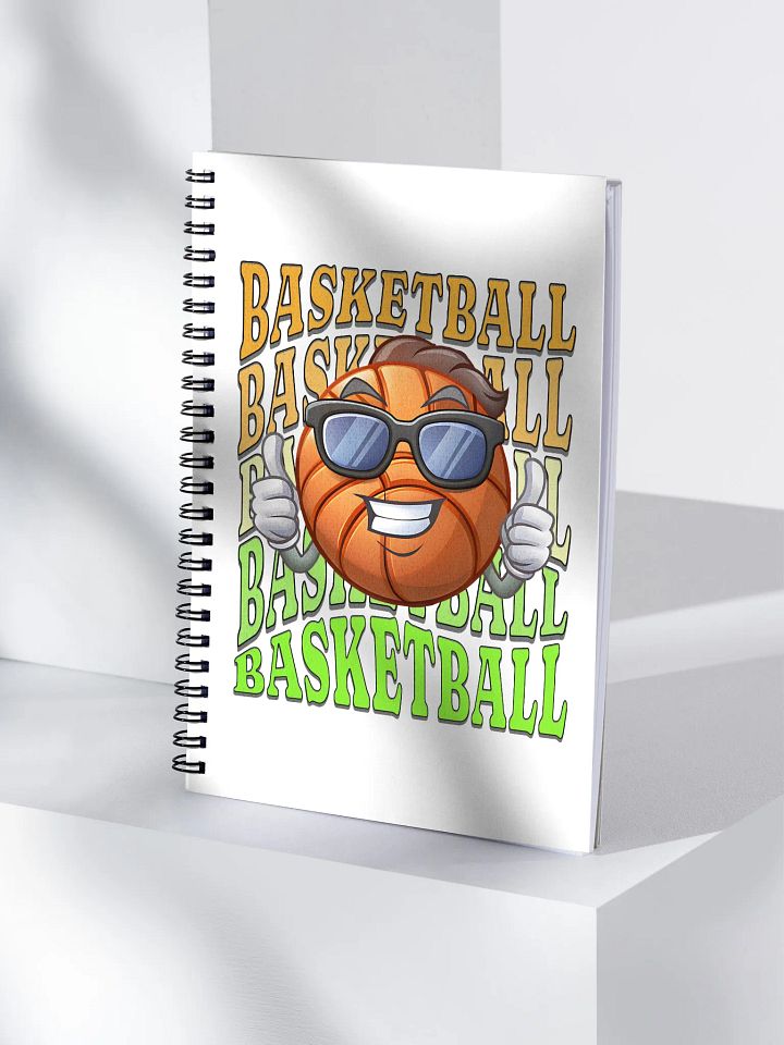 Thumbs Up Basketball Sunny Hoops Spiral Notebook product image (1)
