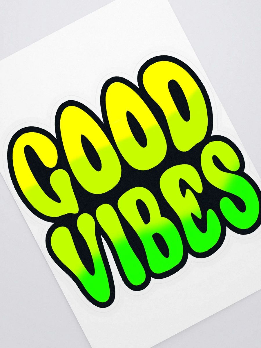 Good Vibes Large Sticker product image (2)