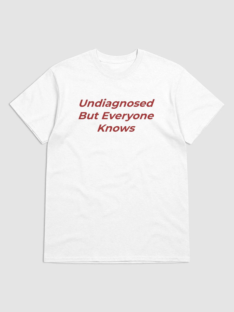 Undiagnosed But Everyone Knows Shirt product image (2)