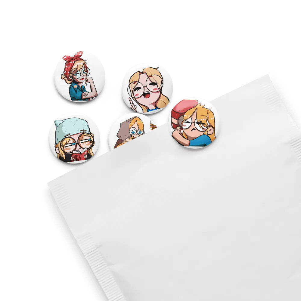 Dr. Toxic Tofu Pin Button Pack product image (8)