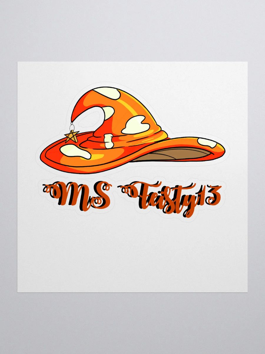 Whimsical Witch Hat Kiss Cut Stickers product image (1)