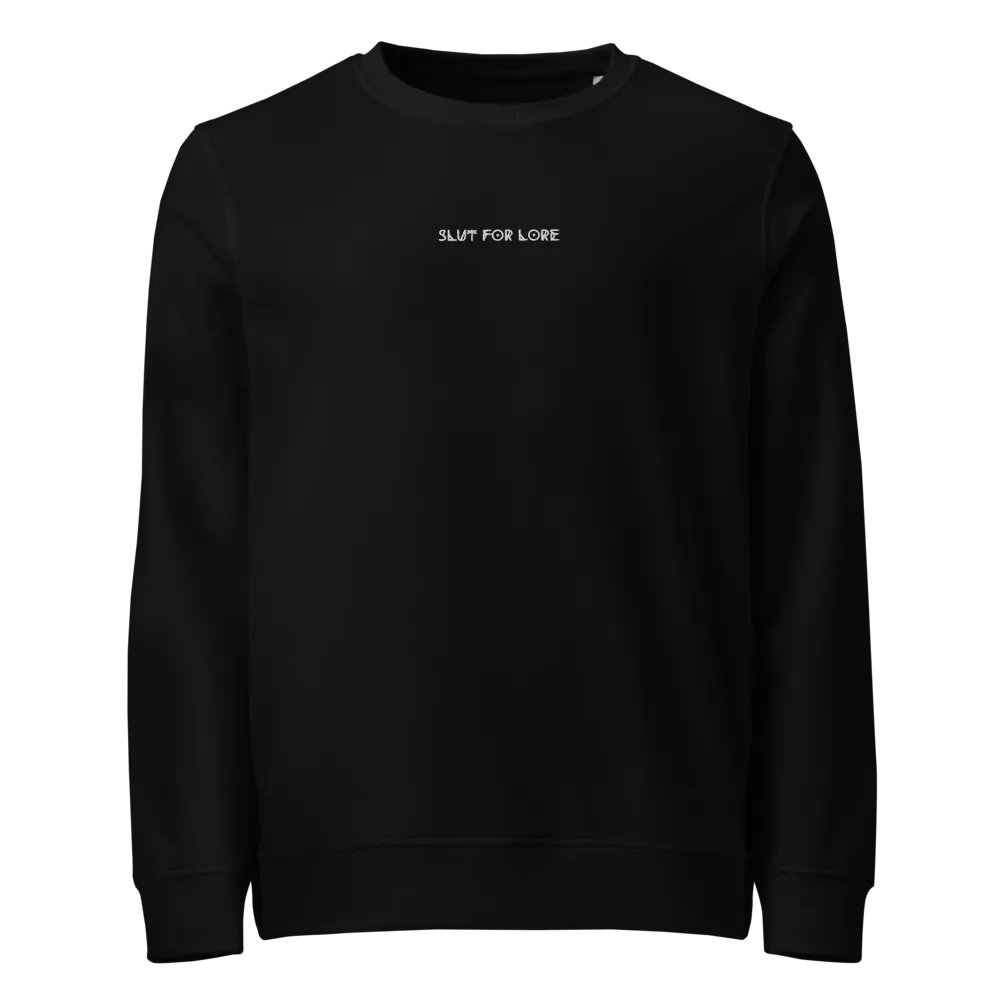 Slut for Lore Embroidered Sweatshirt (White) product image (1)