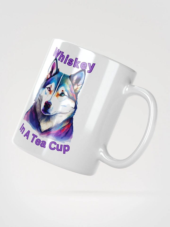 Whimsical Husky "Whiskey In A Teacup" Mug product image (5)