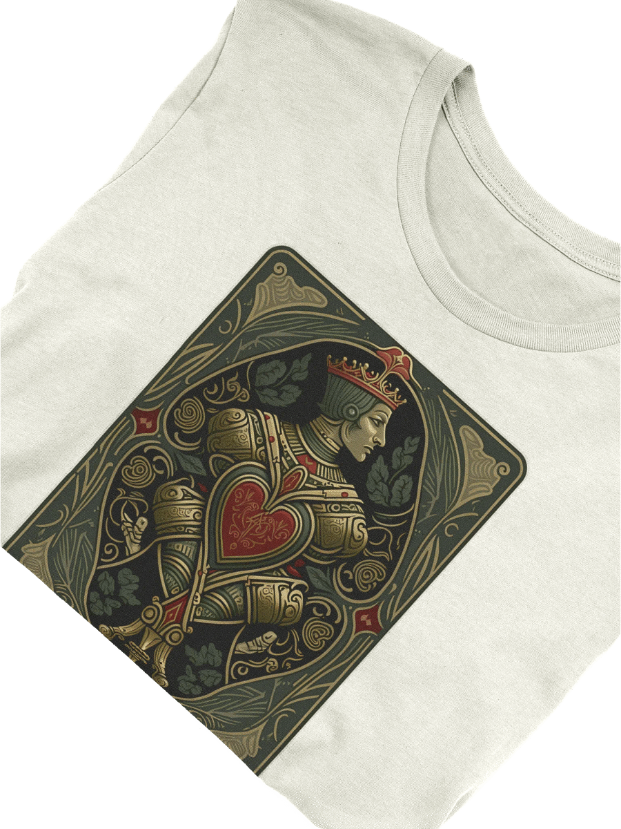 Regal Jack of Hearts Playing Card T-Shirt product image (6)