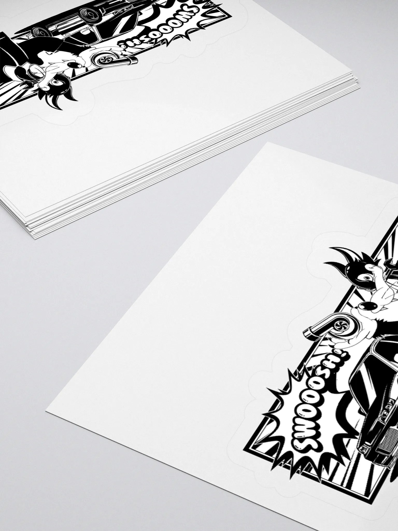 Swirl Toon Figure Swooosh Sticker product image (4)