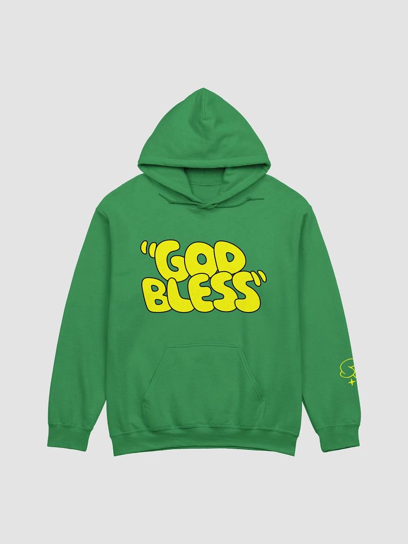 God Bless Hoodie - Green/Yellow