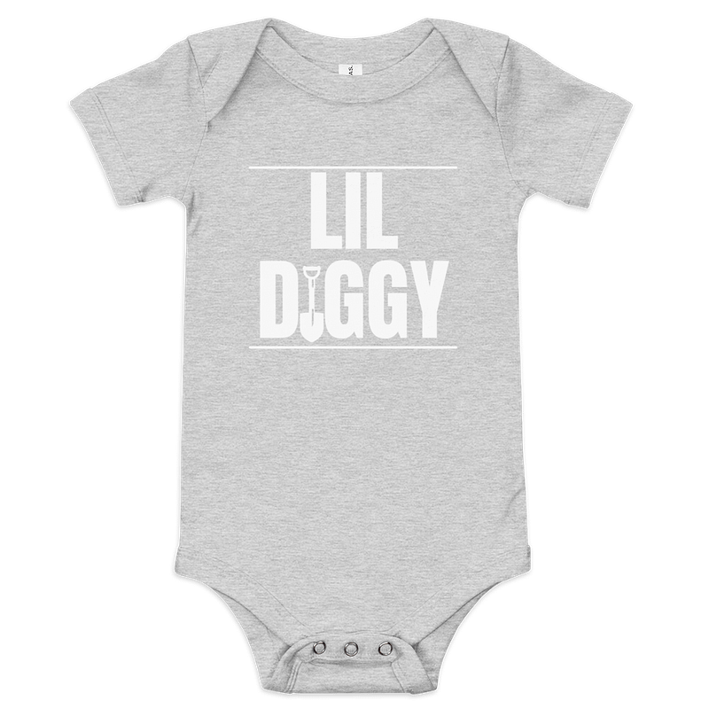 White Logo Onesie