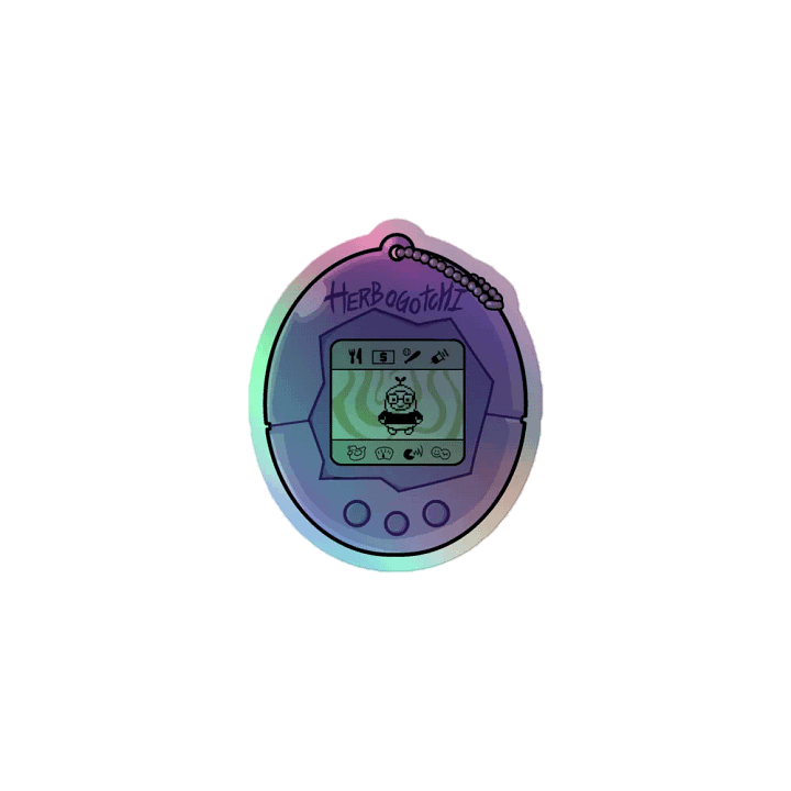 Herbogotchi Holo Sticker product image (1)