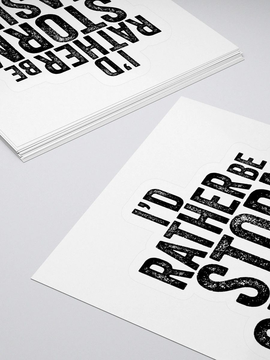 "I'd Rather Be Storm Chasing" - Sticker product image (12)