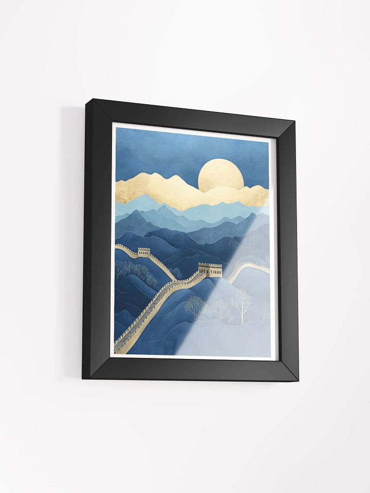 Golden Mountain Sunrise Framed Poster Art product image (2)