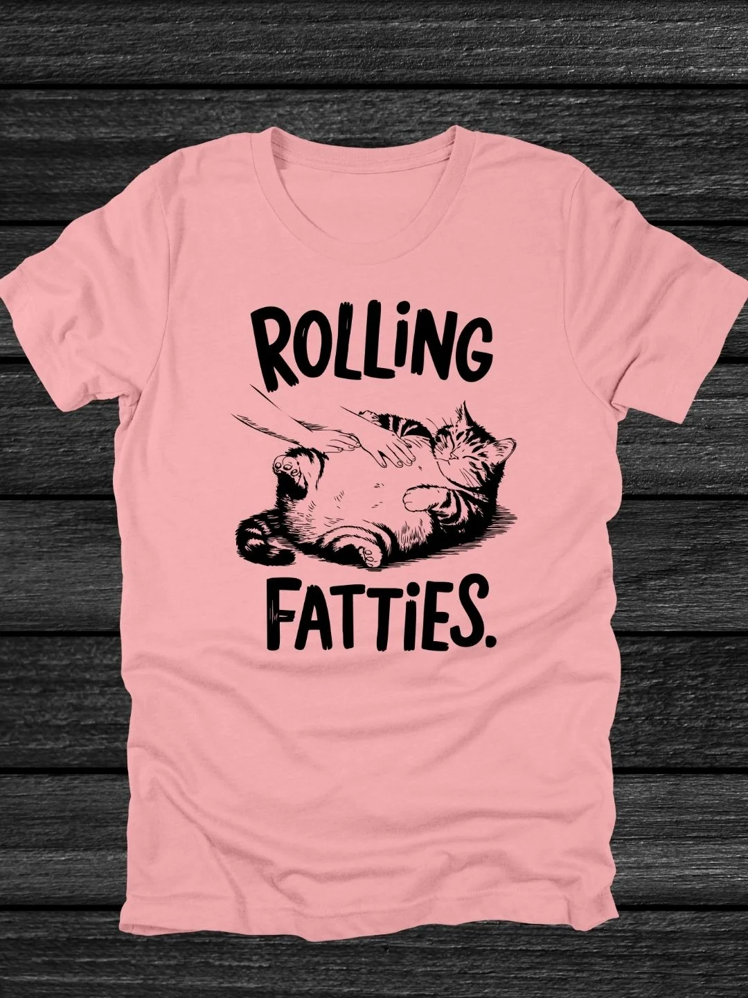 Rolling Fatties Cat T-Shirt product image (10)
