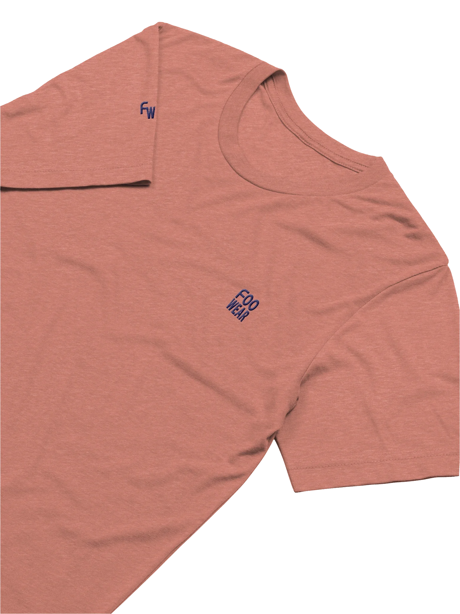 Embroidered Monogram T-Shirt in Mauve Red with Backprint product image (3)