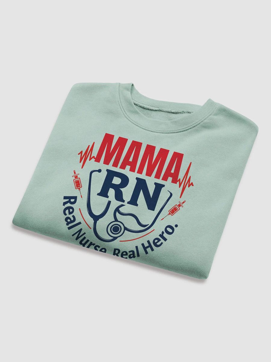 Mama RN, Real Nurse, Real Hero Crop Sweatshirt product image (16)