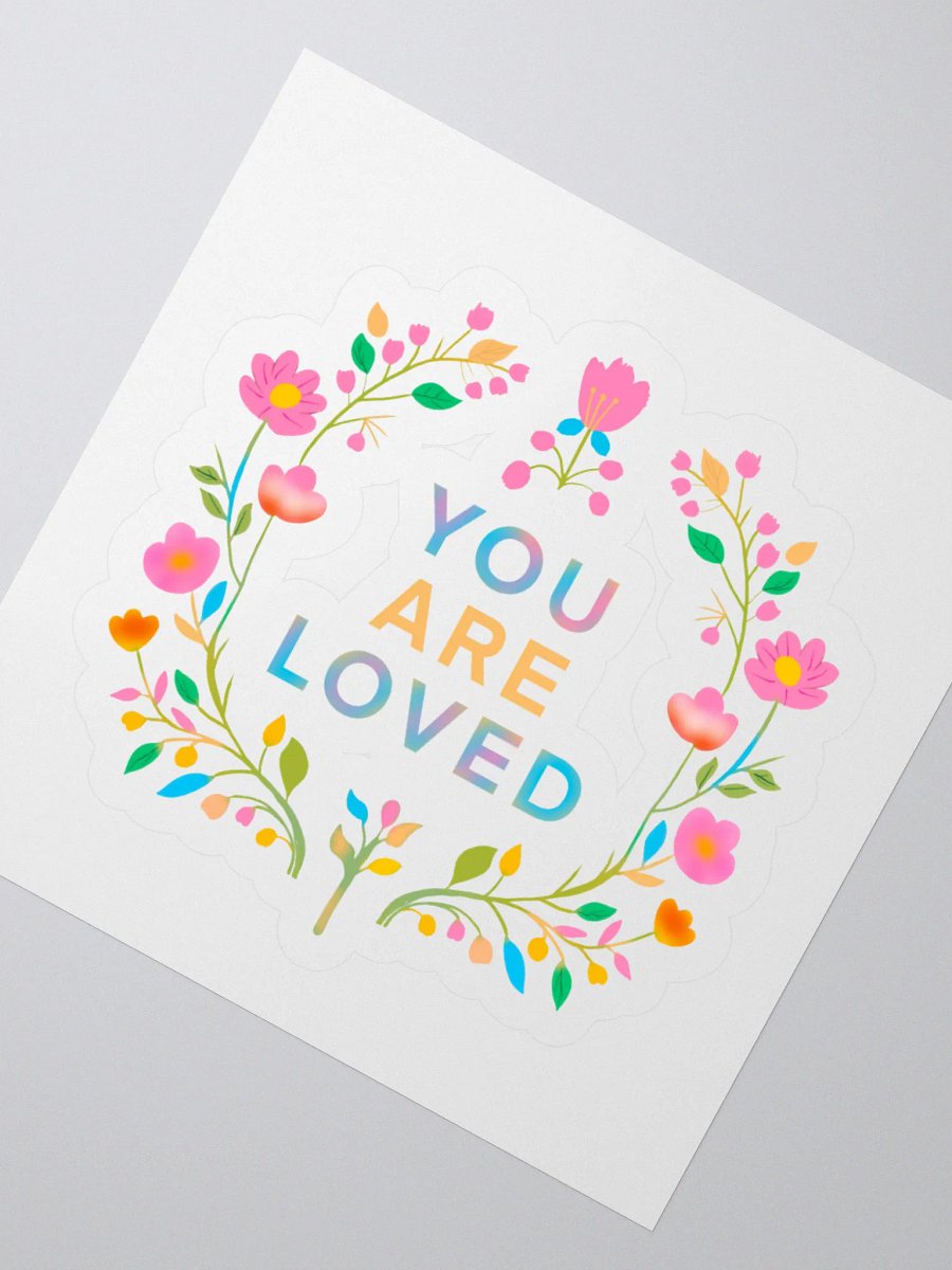 You Are Loved Floral Sticker Set product image (6)