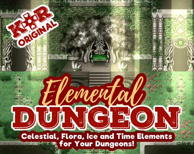SAMPLE MAPS: Elemental Dungeon Celestial, Flora, Ice, Time product image (1)