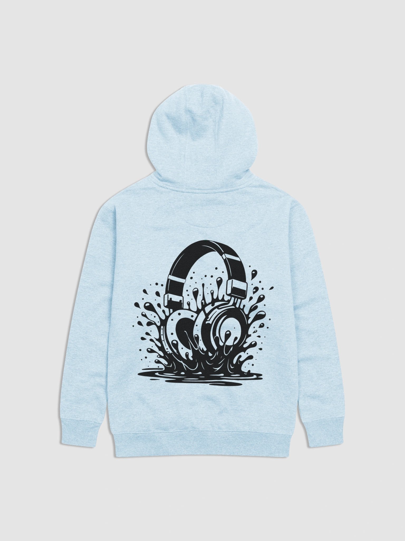Headphones splash art with bold audio vibes Hoodie product image (1)