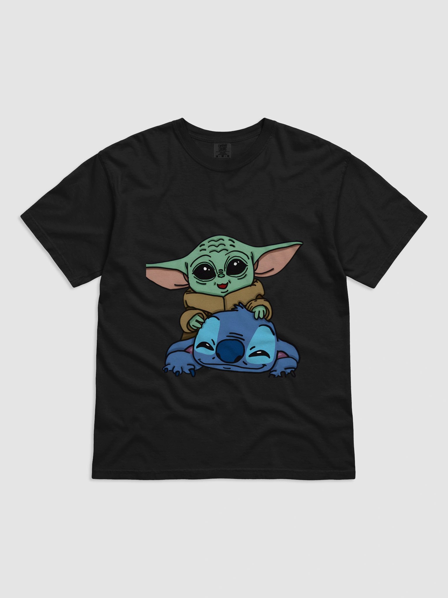 Just4FunRoy Stitch en Grogu T Shirty product image (6)
