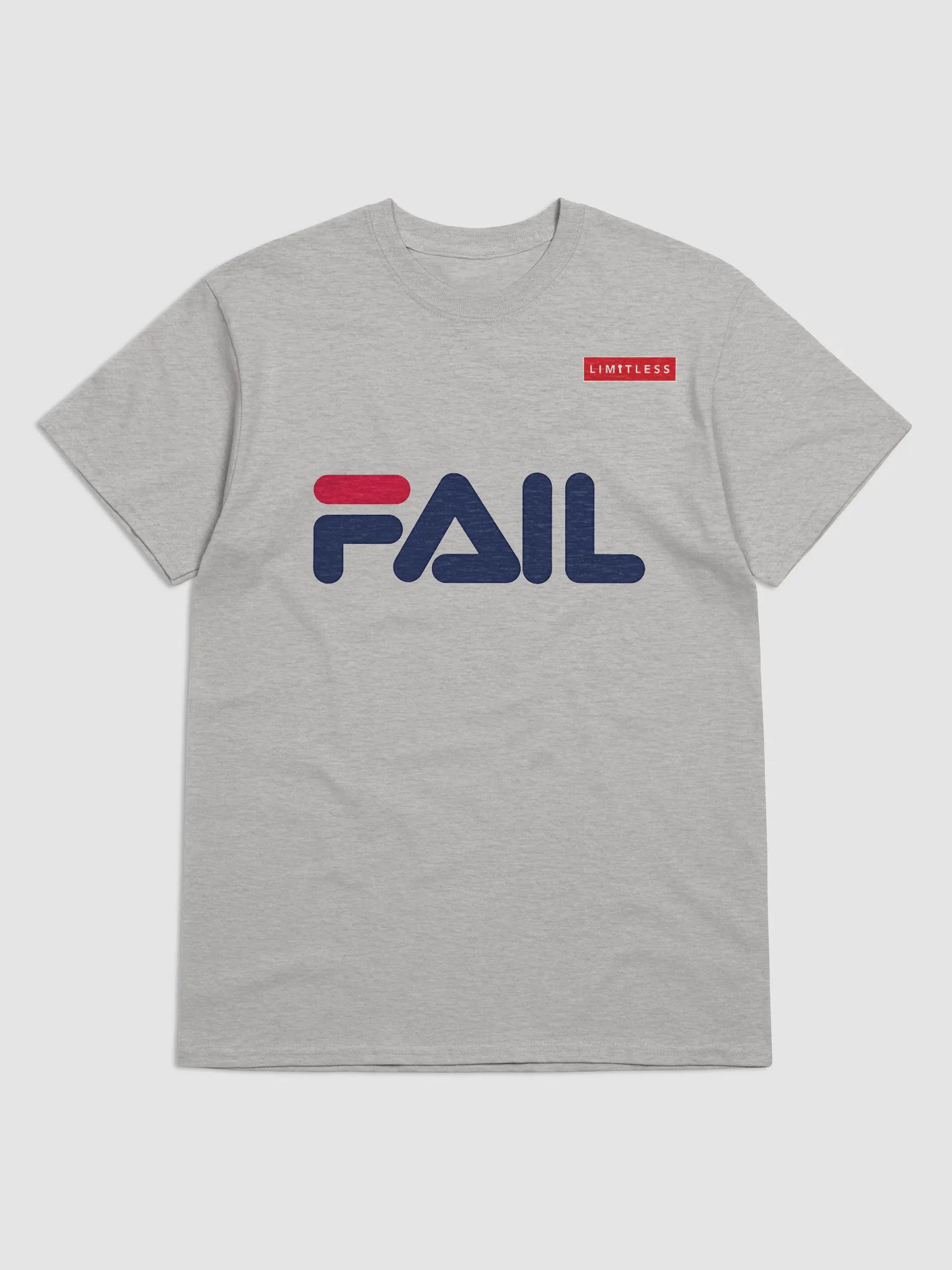 FILA FAIL Parody T-Shirt – Bold Streetwear for Glorious Losers by Limitless Vibe product image (3)