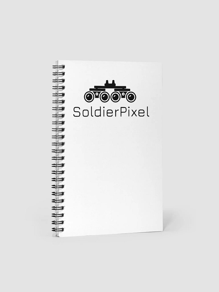 White Tactical Notebook By TikTok Creator SpSoldierPixel product image (1)