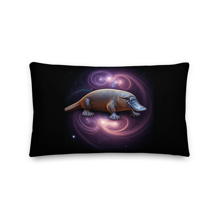 Galactic Platypus Pillow product image (2)
