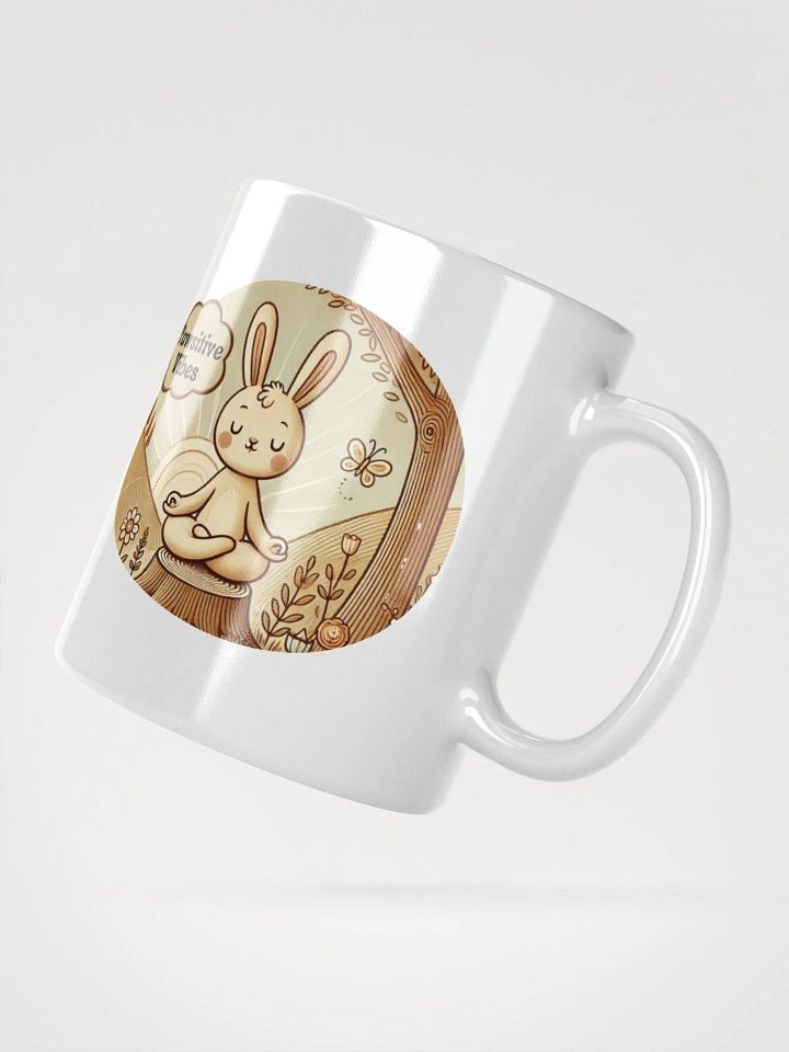Pawsitive Vibes (White Glossy Mug) product image (2)