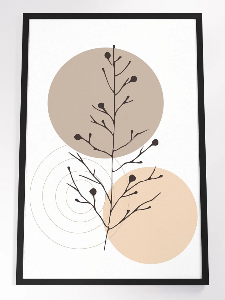 Vibrant Ayous Wood Framed Matte Poster product image (3)