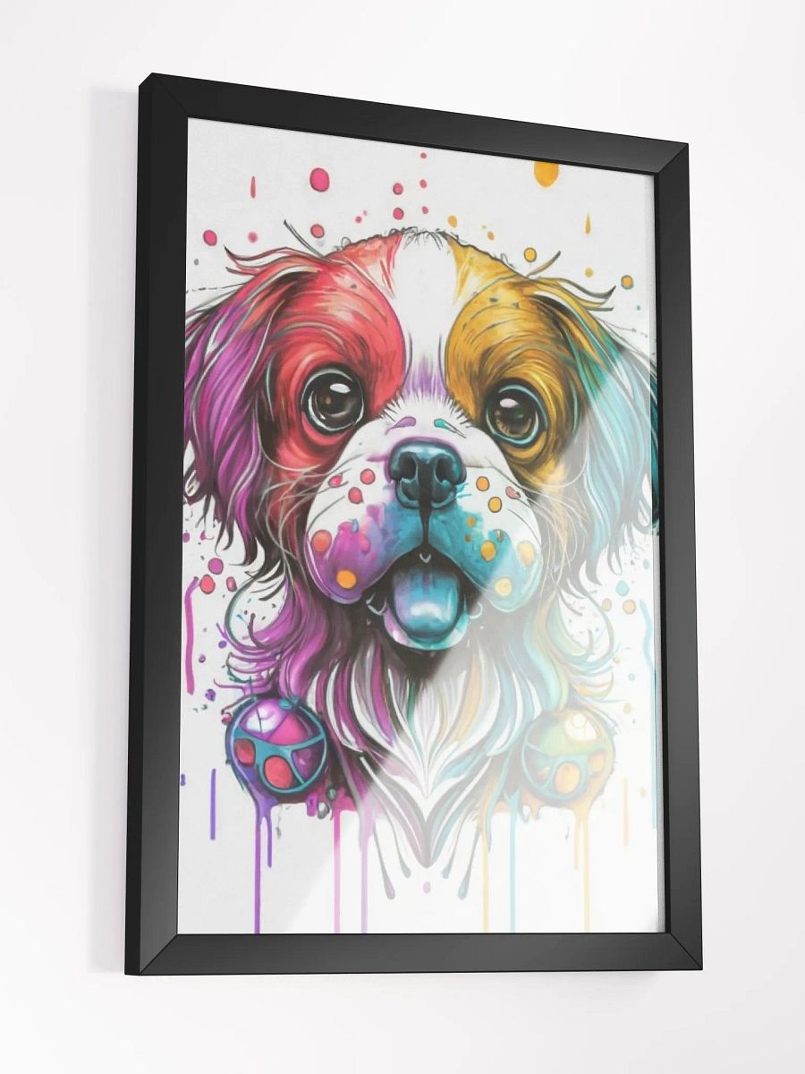 Pop Art Pup: Vibrant Shih Tzu Wall Art product image (3)