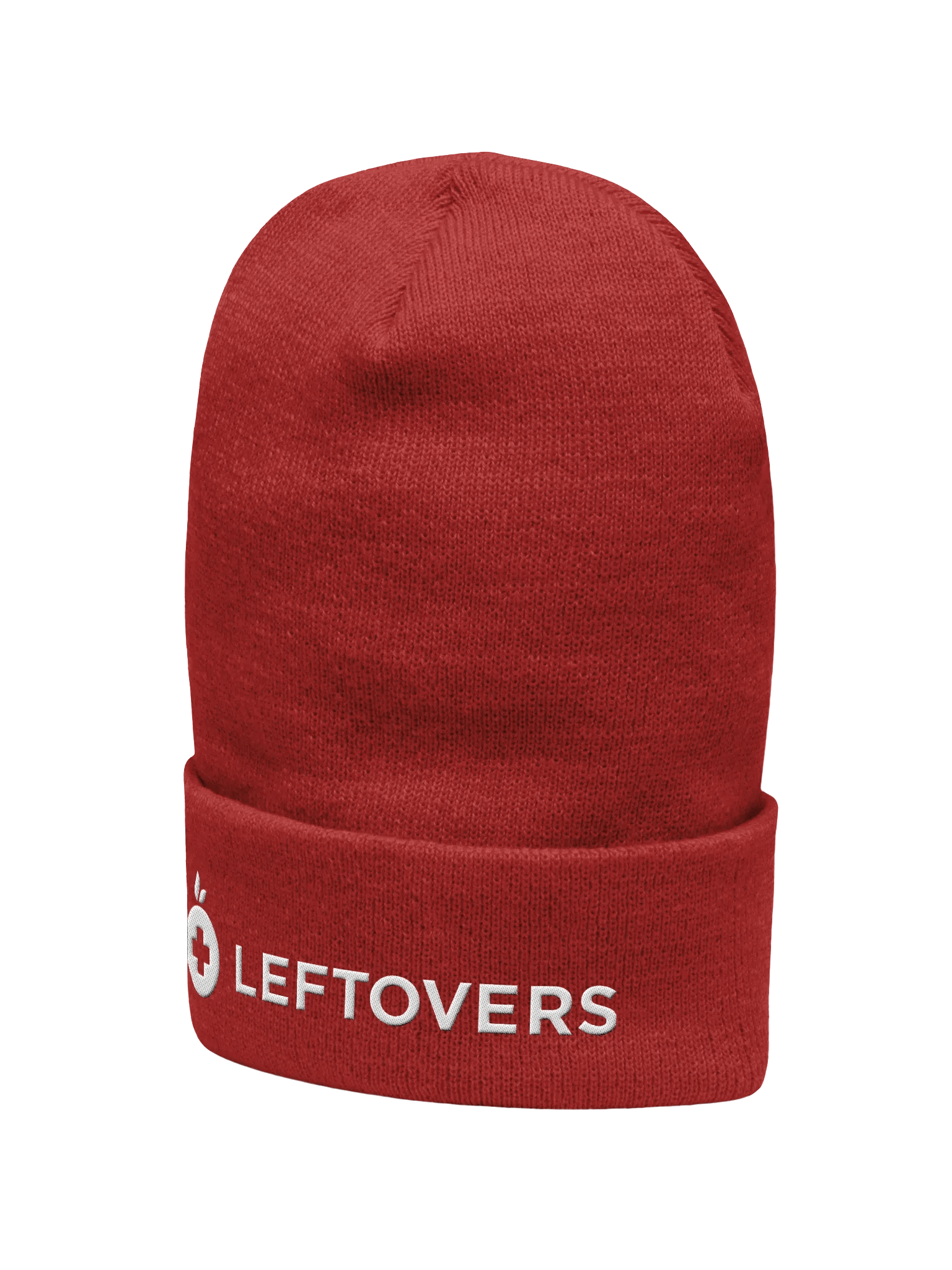 Leftovers Embroidered Beanie (Red) product image (2)