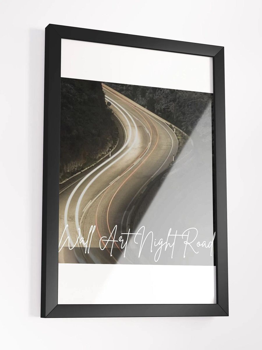 Art Road Framed High-Quality Matte Poster (in) product image (3)