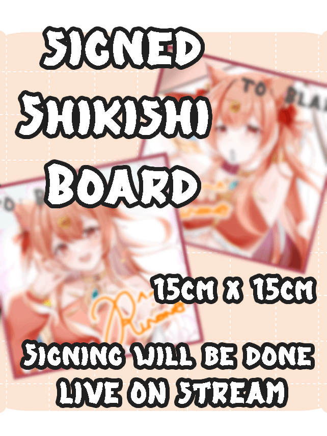 Signed Shikishi Board product image (1)