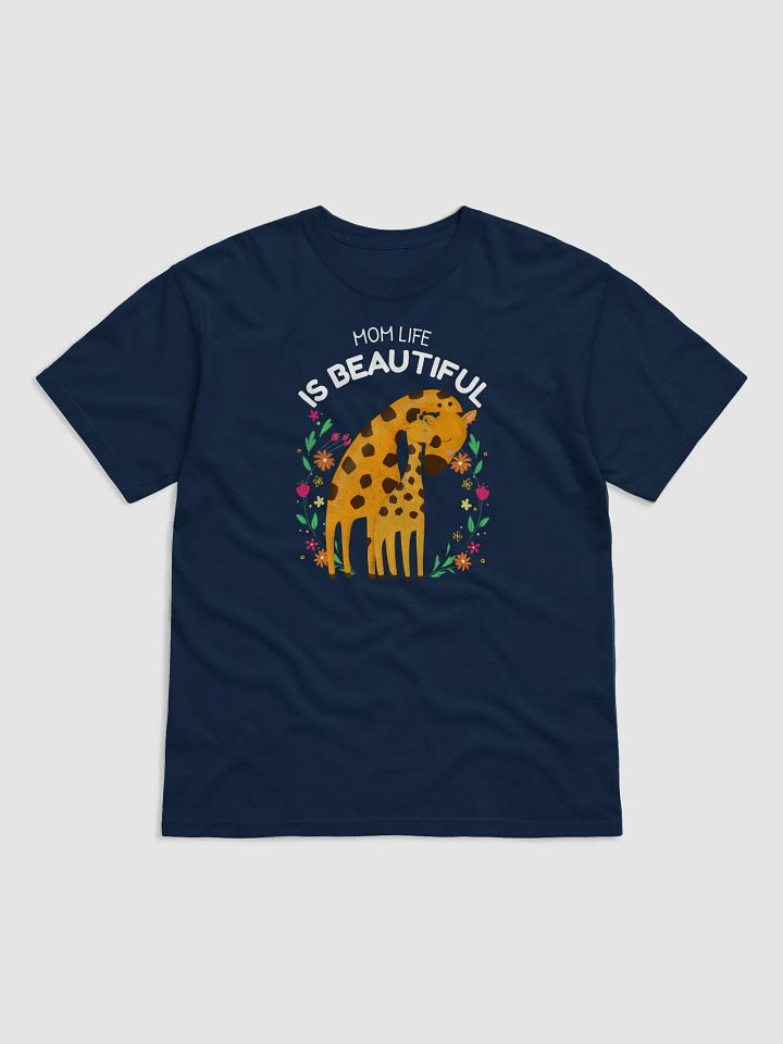 Mom Life Is Beautiful – Giraffe Love Tee product image (4)