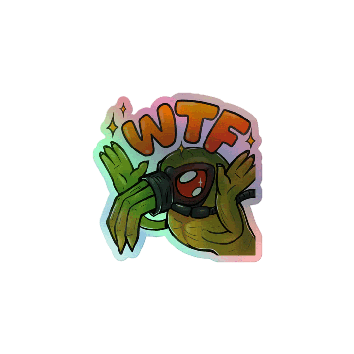 WTF - Sticker Olografico product image (1)