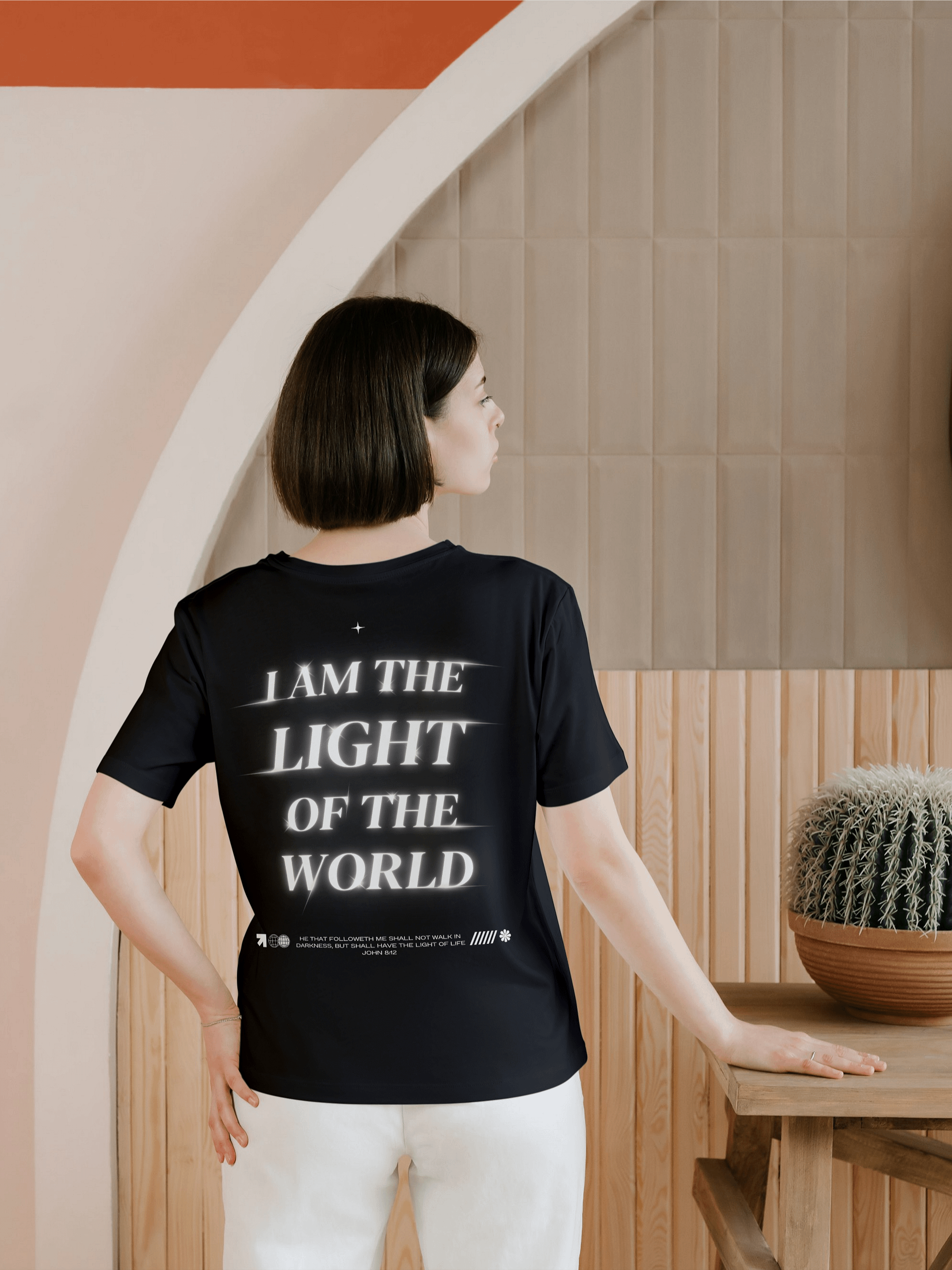 I am the Light of the World (John 8:12) T-shirt product image (4)