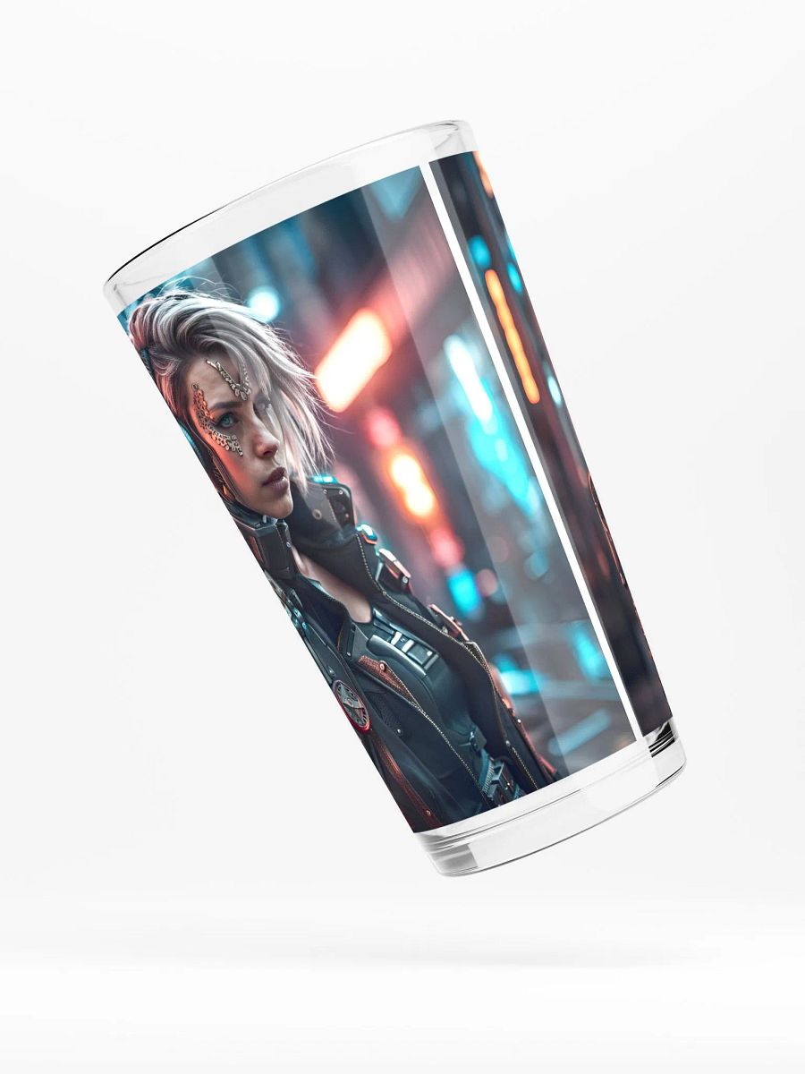Cyberpunk Female Pint Glass product image (4)