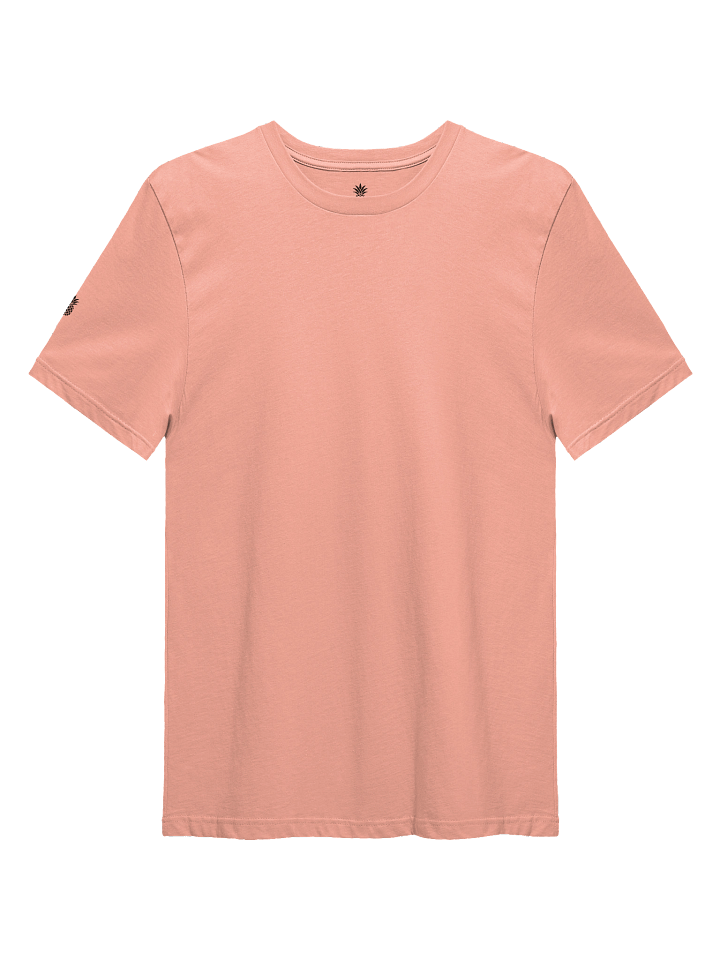 Slim Fit Lightweight Lucky Pineapple® Minimalist Sleeve Solid Color Unisex T-Shirt (White & Light Colors) product image (1)