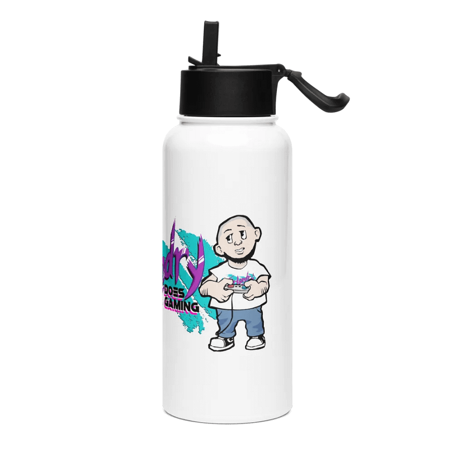 SirLandry Does Gaming Official Stainless Steel Water Bottle with Straw Lid product image (3)