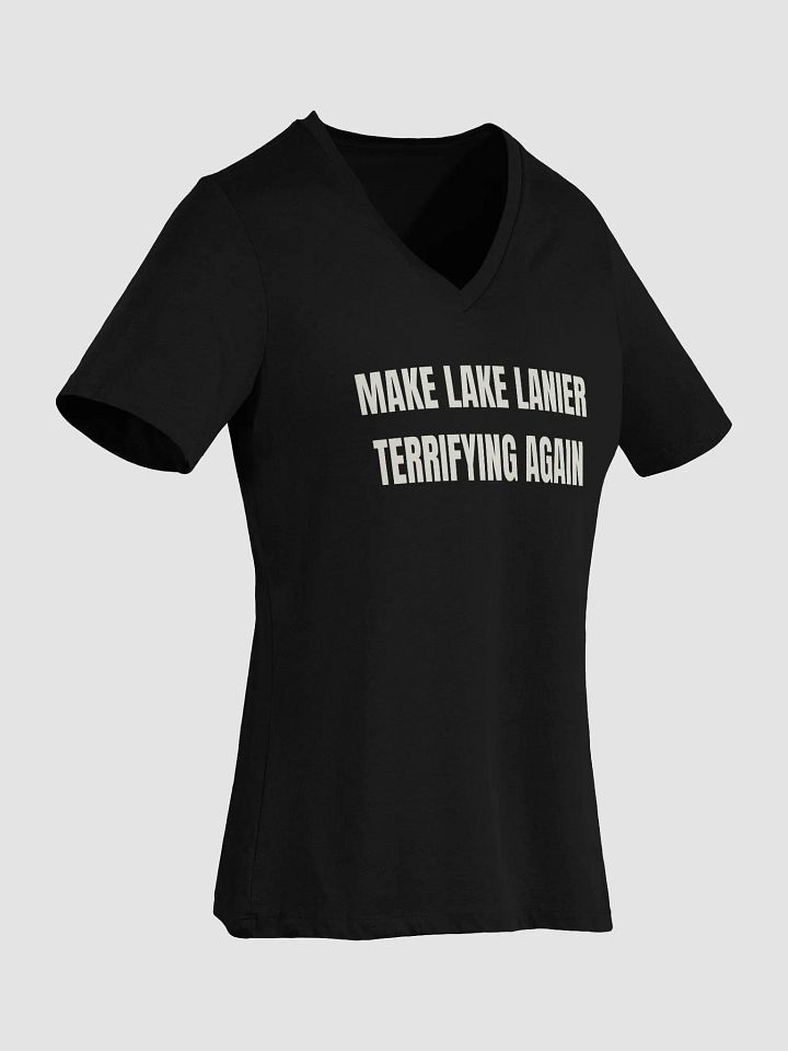 Make Lake Lanier Terrifying Again Ladies V-Neck Shirt product image (2)