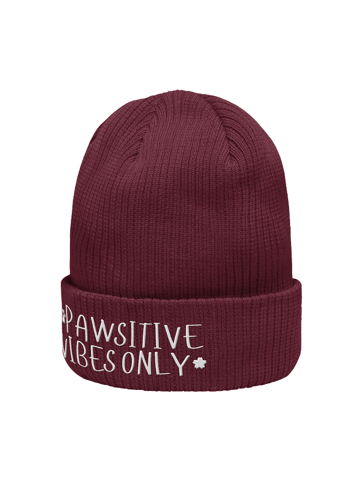 Pawsitive Vibes Only Organic Beanie product image (8)