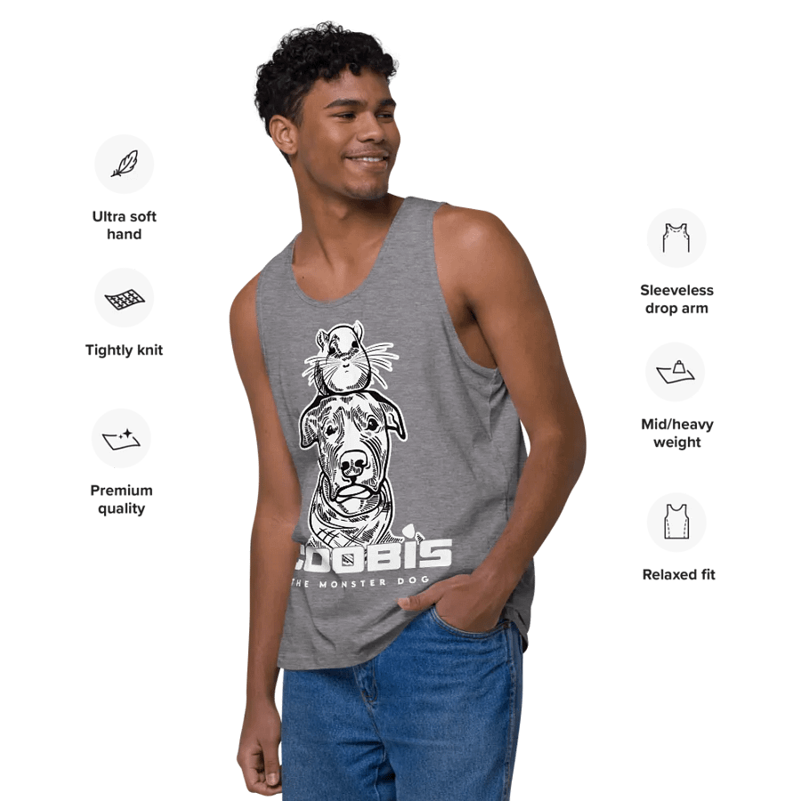 Coobis The Monster Dog Tank Top (With Chinchilla) product image (12)