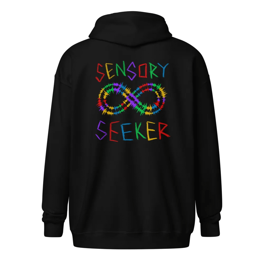 Rainbow Sensory Seeker Infinity Hoodie (Zip) product image (1)